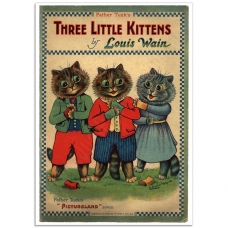 Book Cover Poster - Three Little Kittens